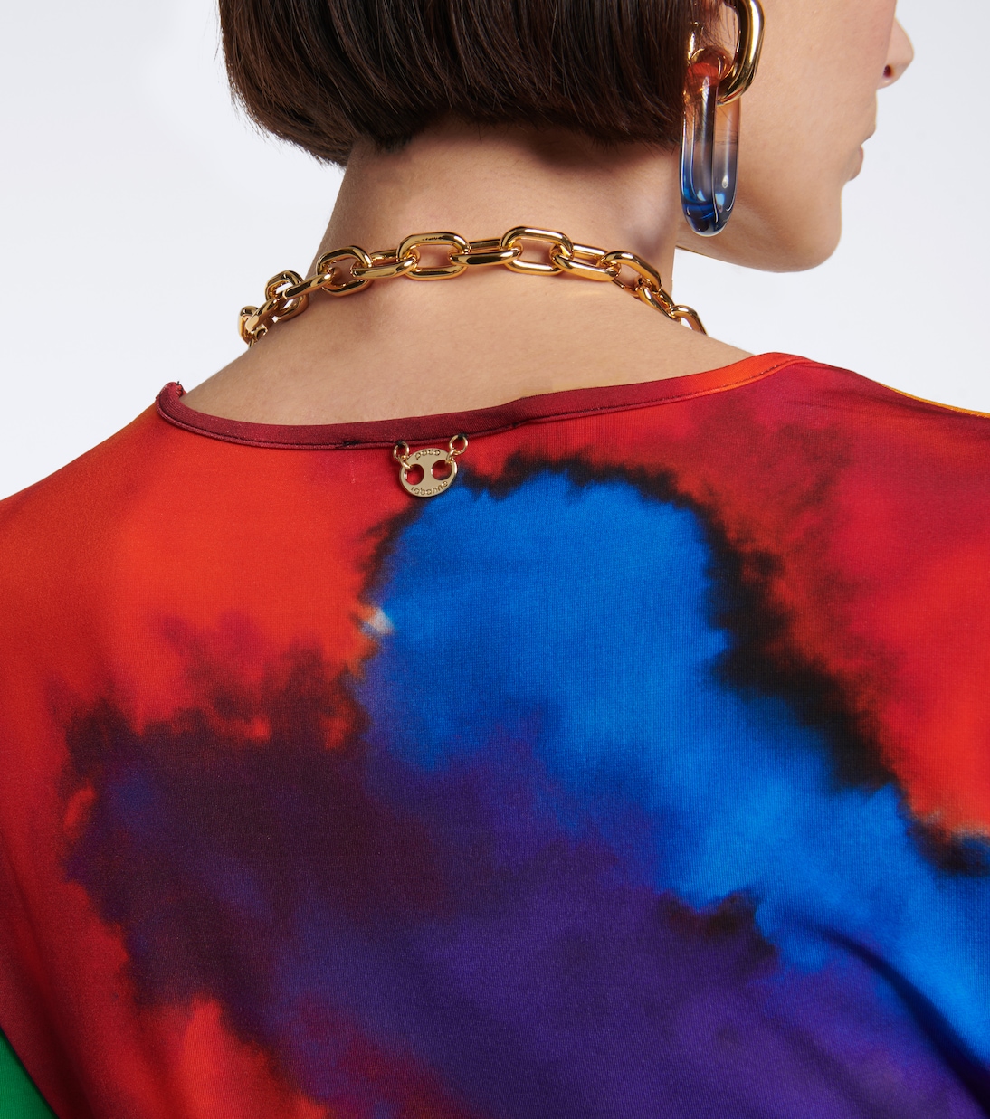 Printed jersey top | Rabanne