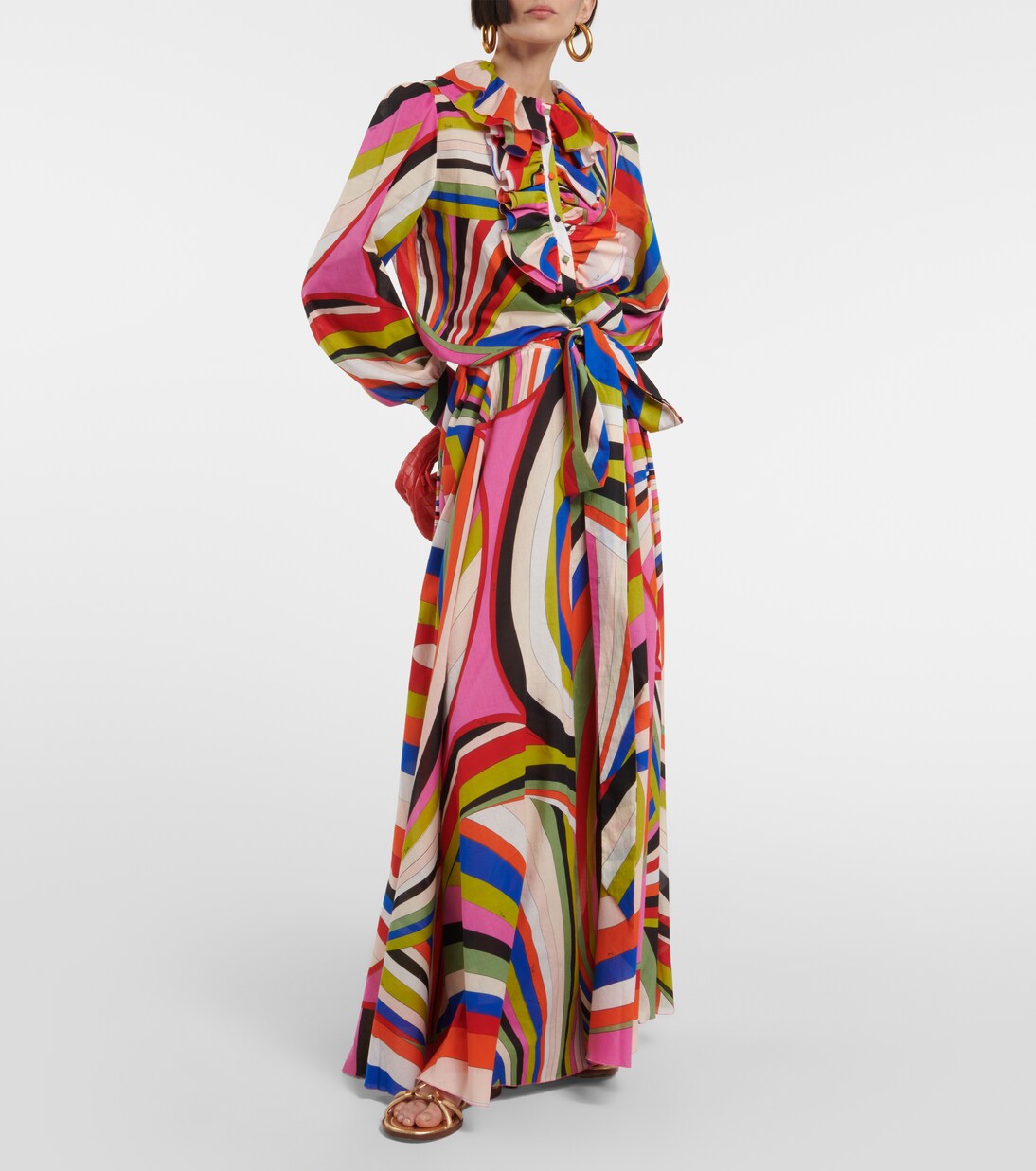 Iride cotton maxi dress in multicoloured Pucci Mytheresa