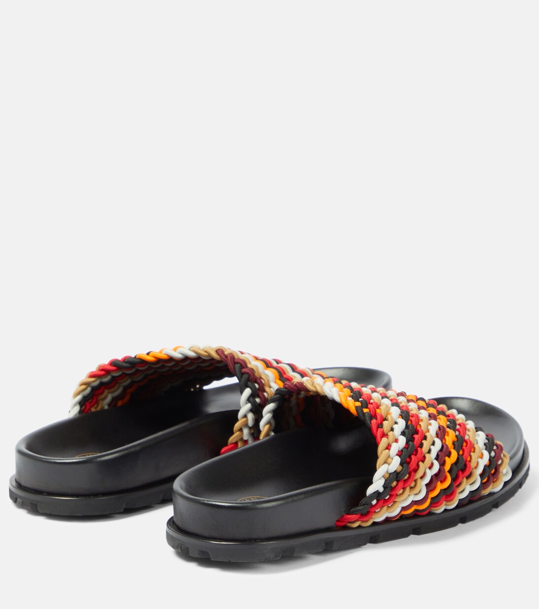 Striped slides | Dries Van Noten
