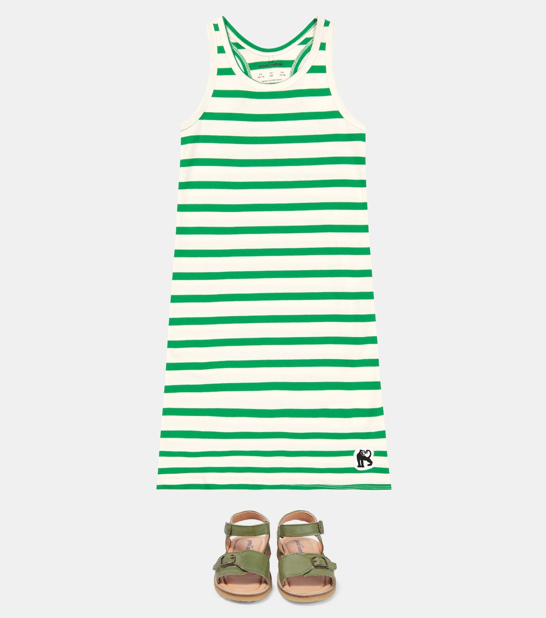 Vestido Panther de algodón | Mini Rodini