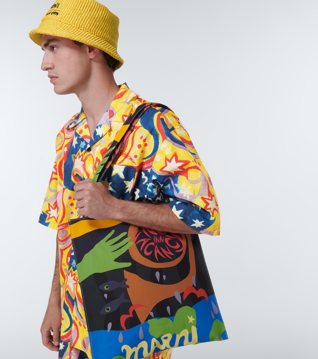 x No Vacancy Inn - Camicia in cotone con stampa | Marni