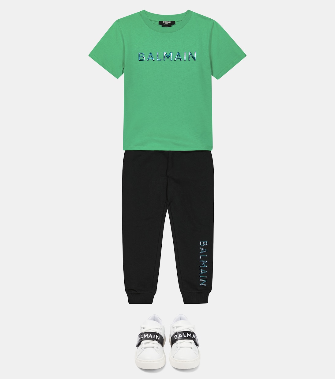 T-Shirt aus Baumwolle | Balmain Kids
