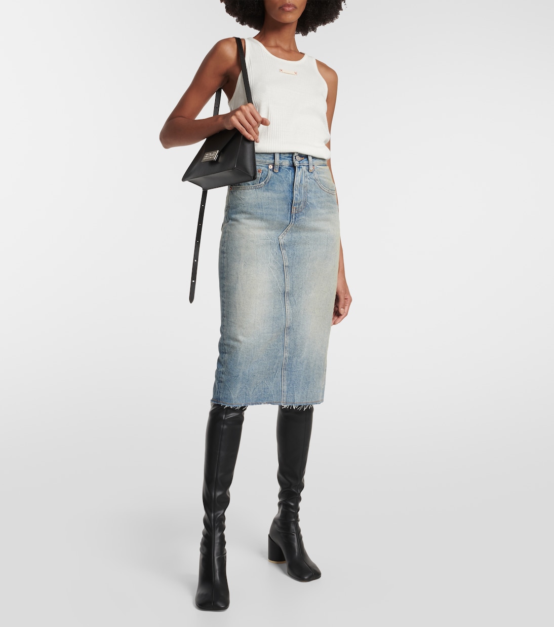 Cuissardes en cuir synthétique | MM6 Maison Margiela