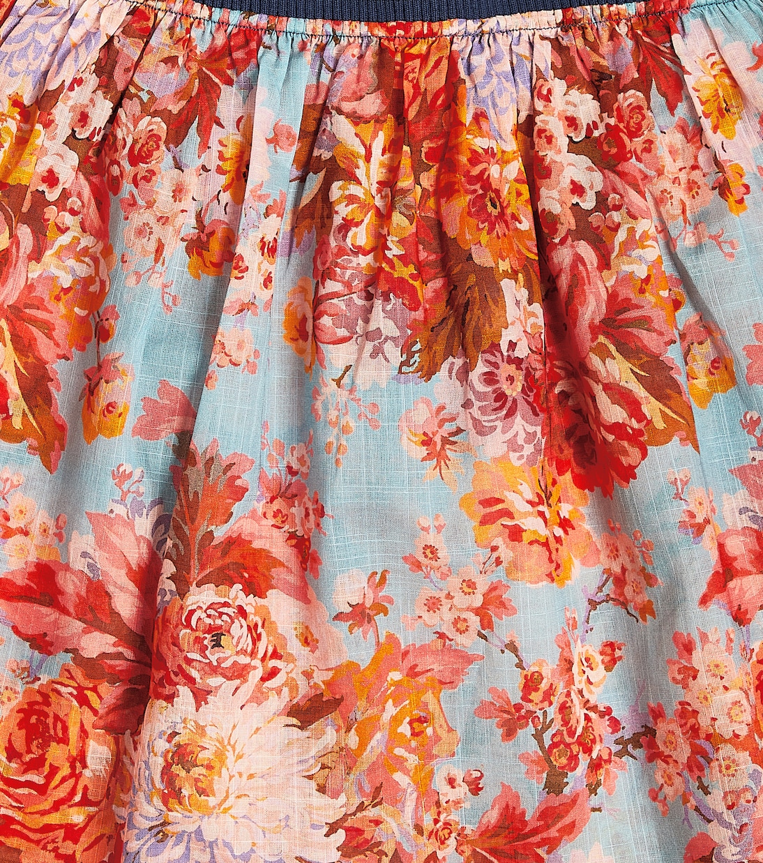 Falda Devi de algodón floral | Zimmermann Kids