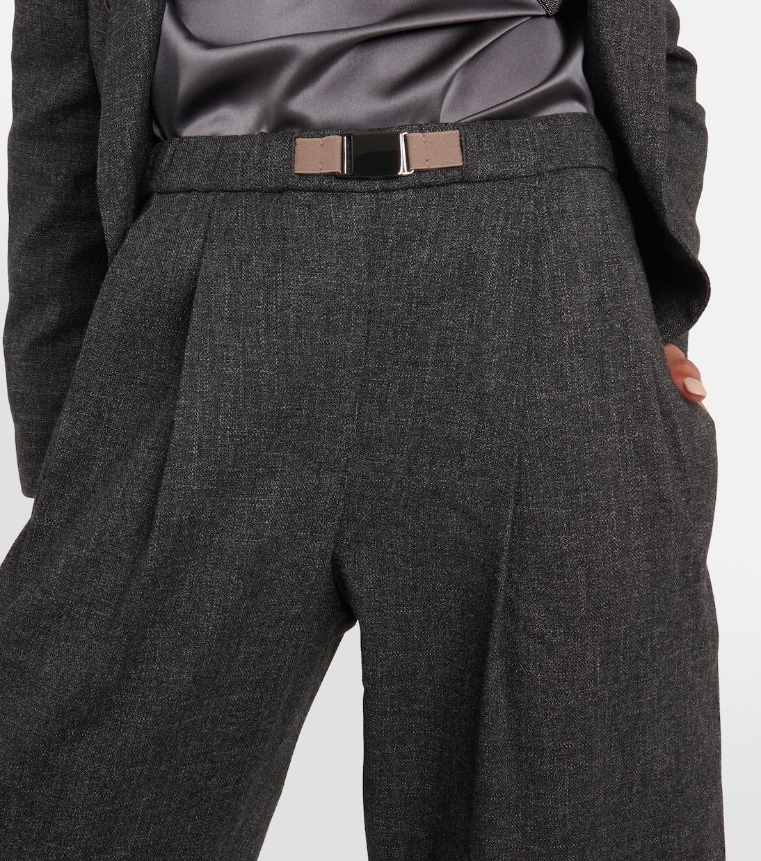Gerade Mid-Rise-Hose | Brunello Cucinelli