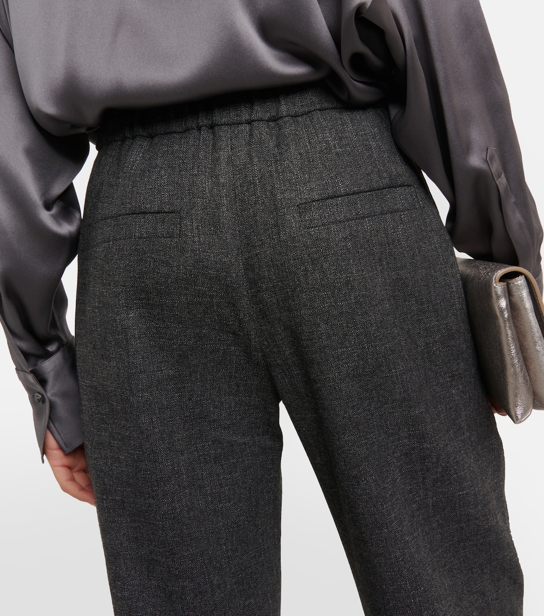 Gerade Mid-Rise-Hose | Brunello Cucinelli
