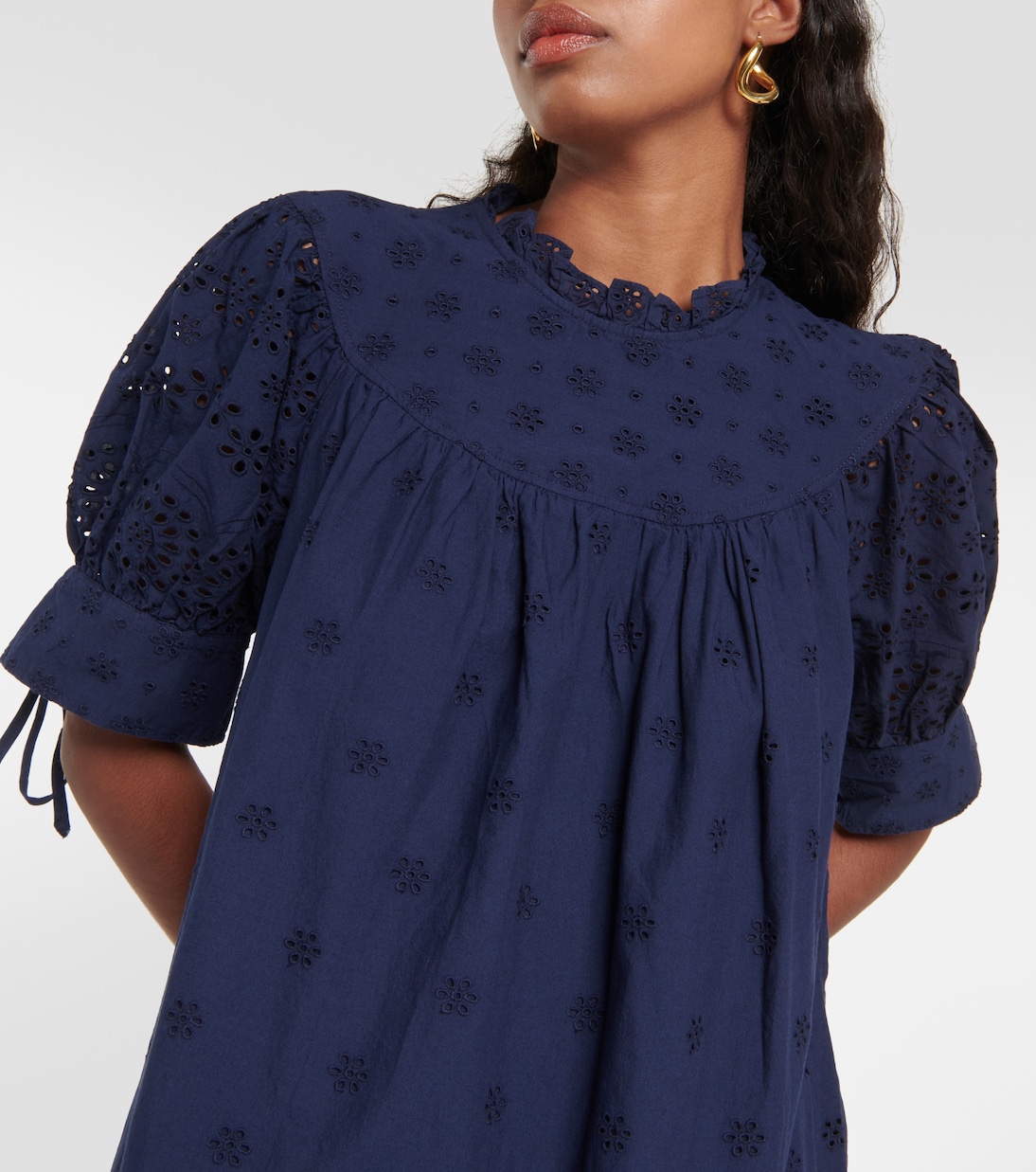 Broderie anglaise cotton minidress | Polo Ralph Lauren