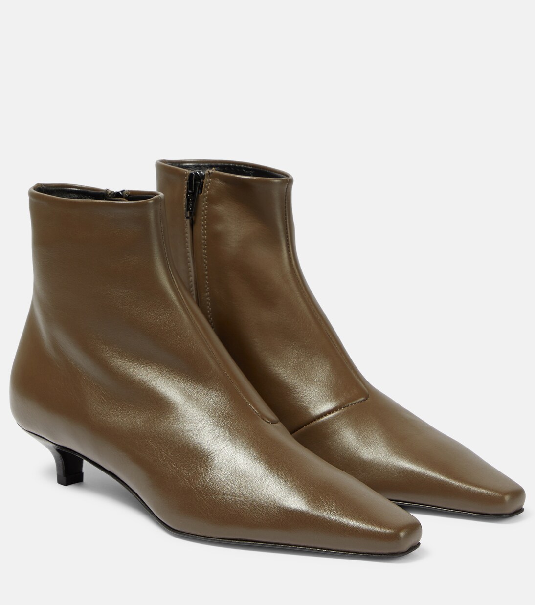 Ankle Boots aus Leder | Toteme
