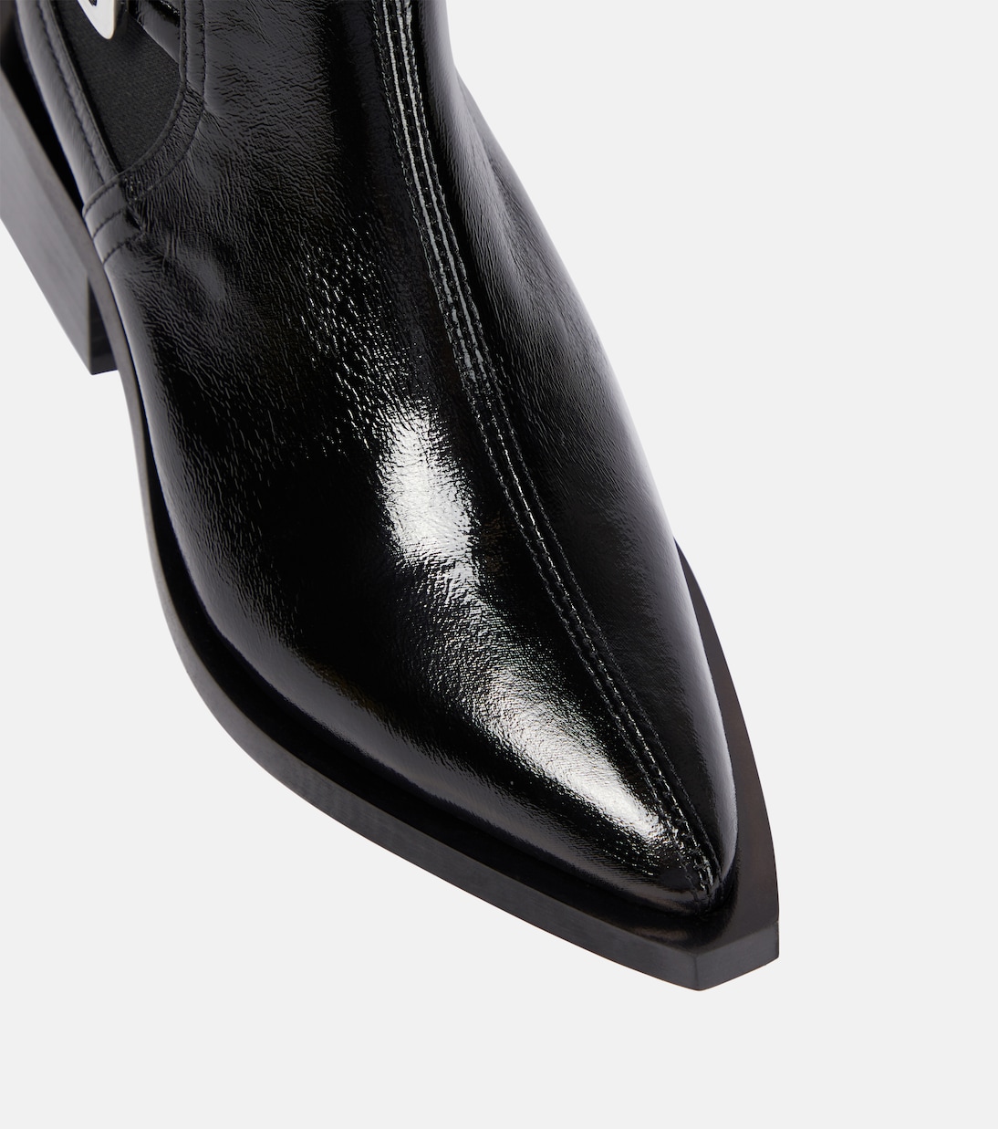 Bottines Chelsea en cuir synthétique | Ganni