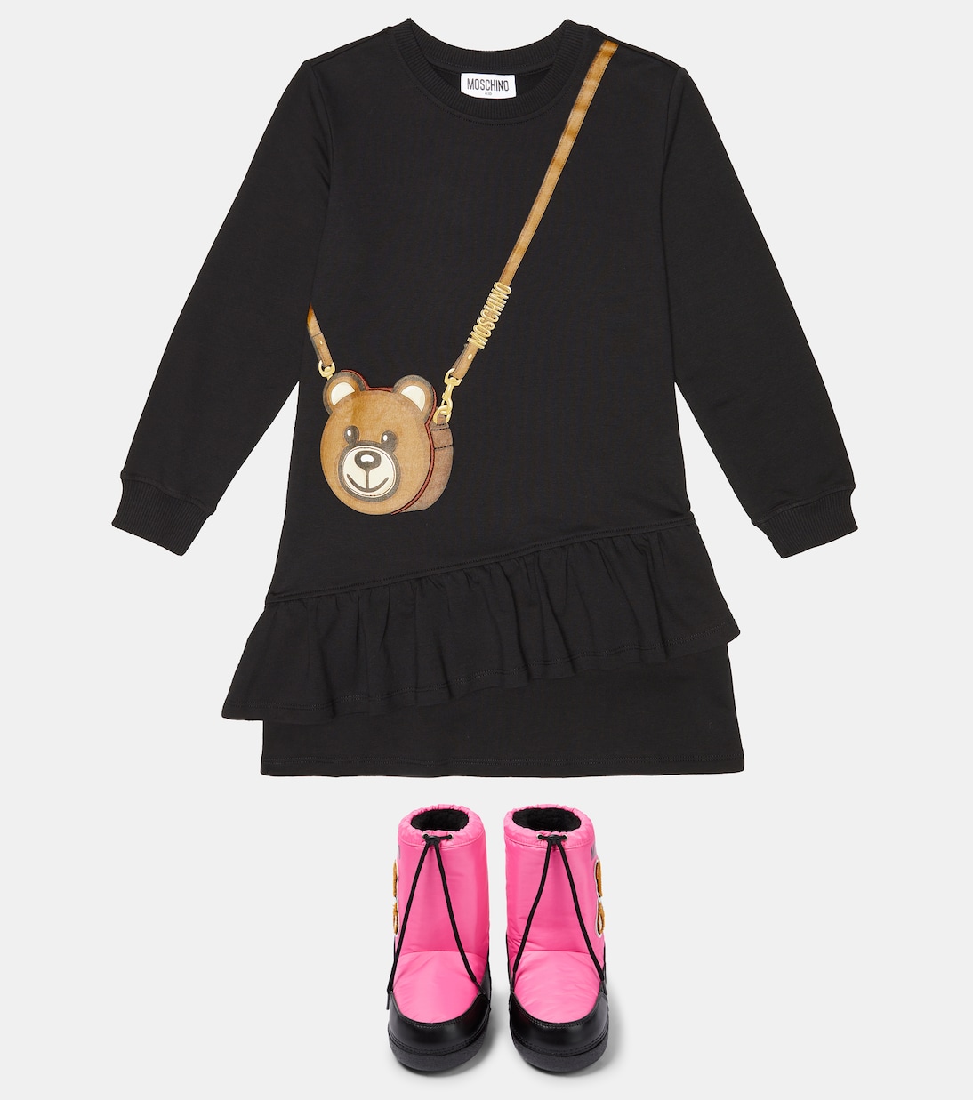 Botas de esquí con Teddy Bear | Moschino Kids