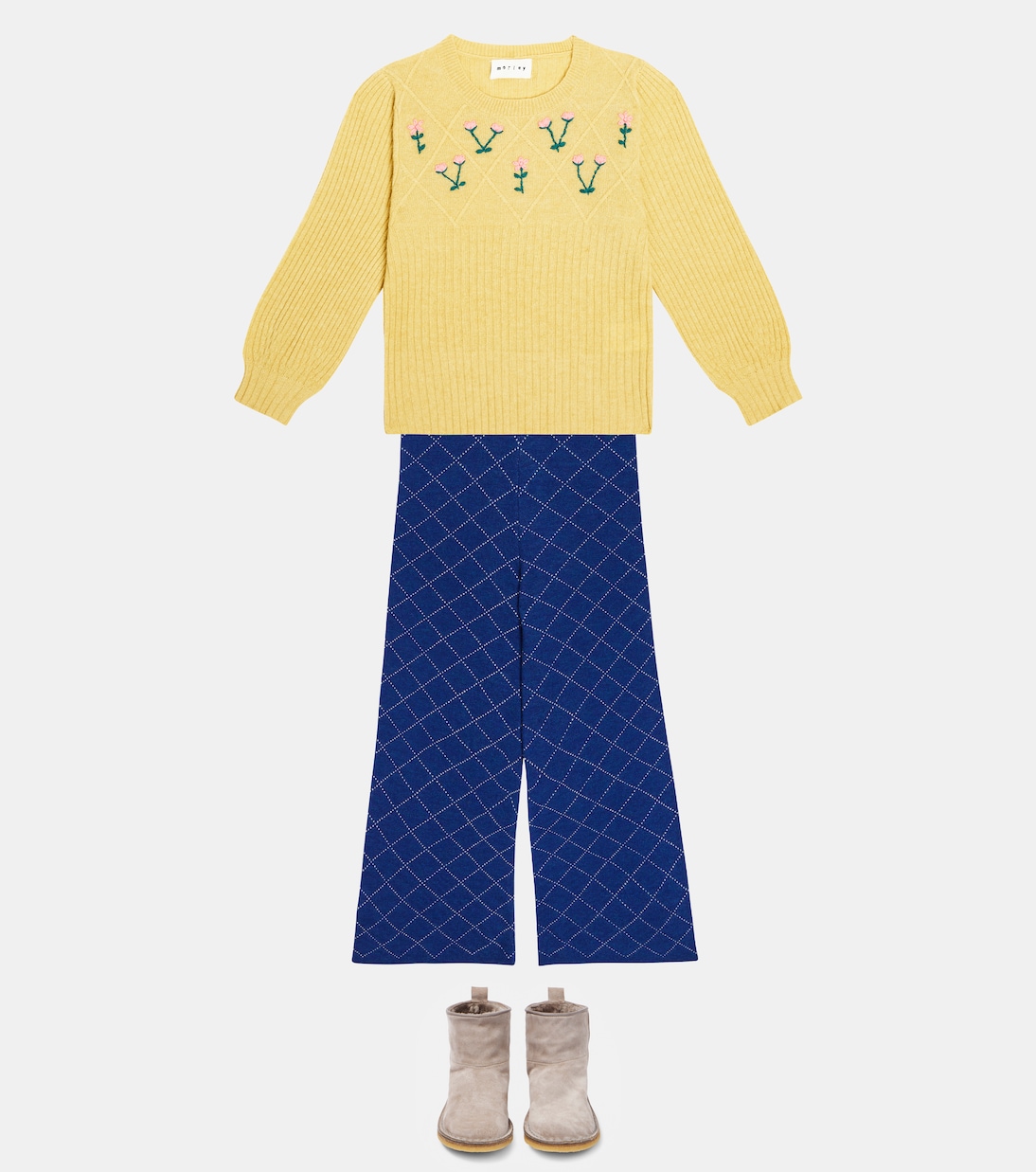 Tikka embroidered wool-blend sweater | Morley