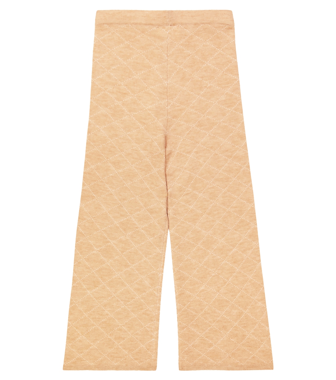 Ona knitted checked wool pants | Morley