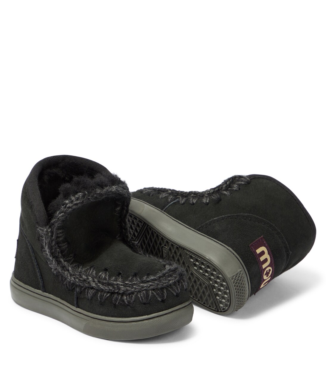 Sneakers in suede e shearling | Mou Kids