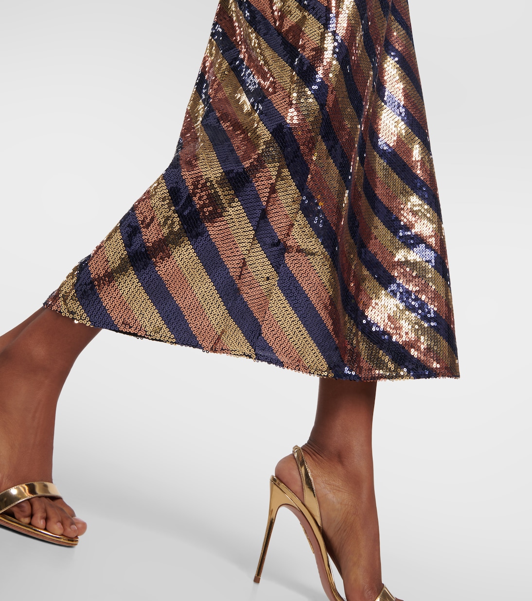 Jupe midi Kelly à sequins | Rixo