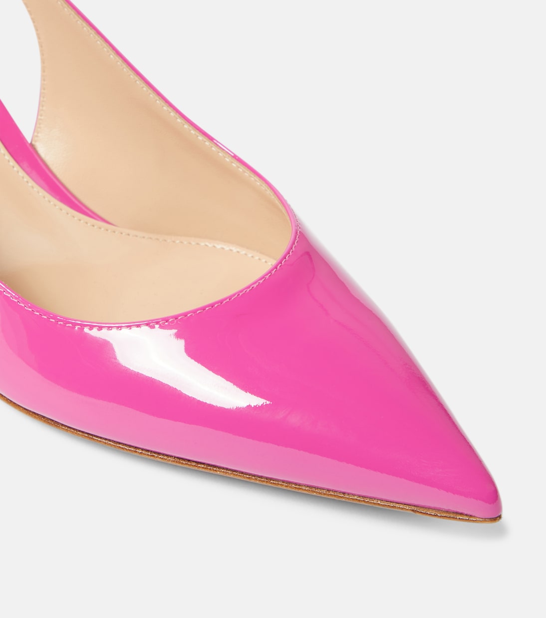 Slingback-Pumps Ribbon 55 aus Lackleder | Gianvito Rossi