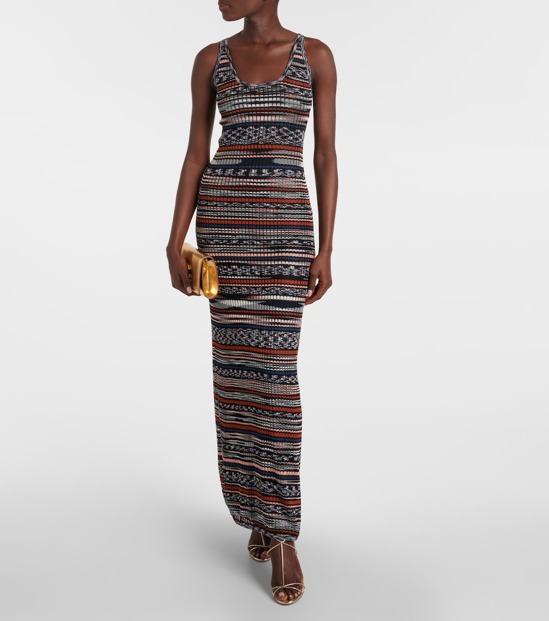 Abito lungo a righe | Missoni