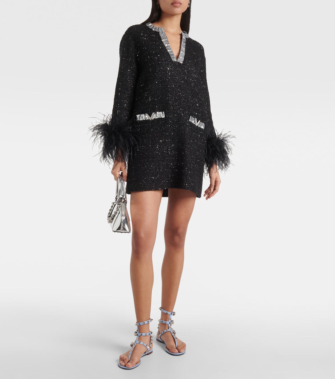 Sandali infradito Rockstud in pelle | Valentino Garavani