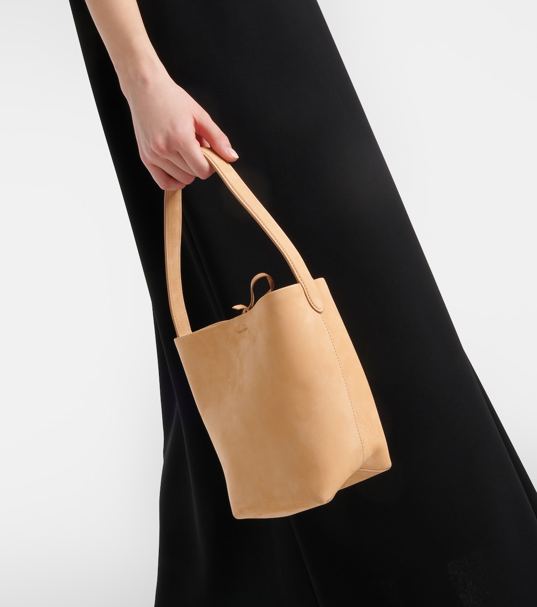 Park N S Small leather tote bag in beige The Row Mytheresa