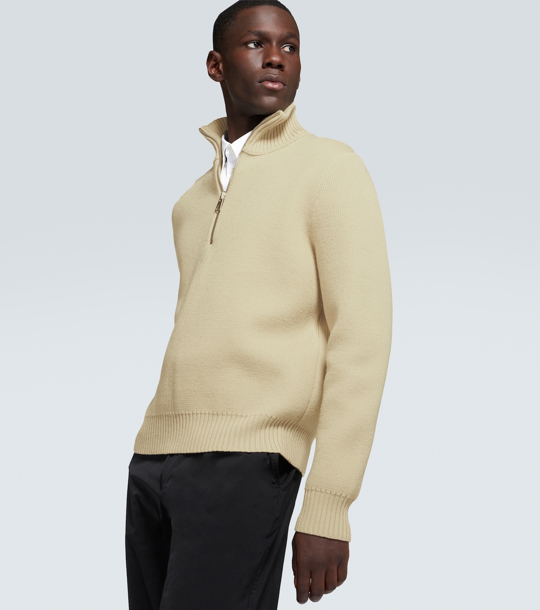 Wool half-zip sweater | Bottega Veneta