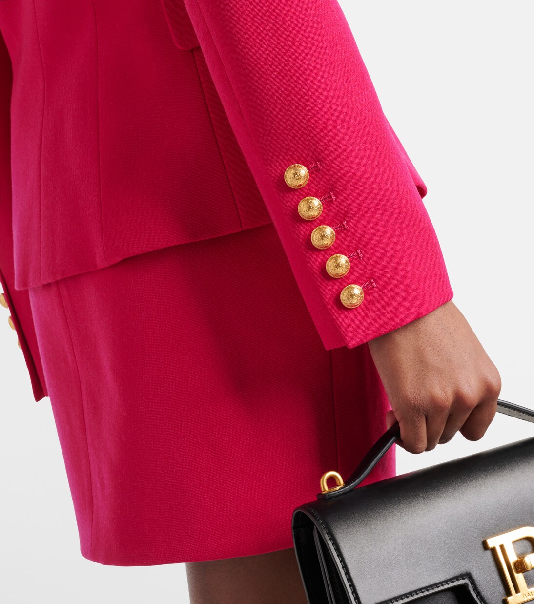 Double-breasted virgin wool blazer | Balmain