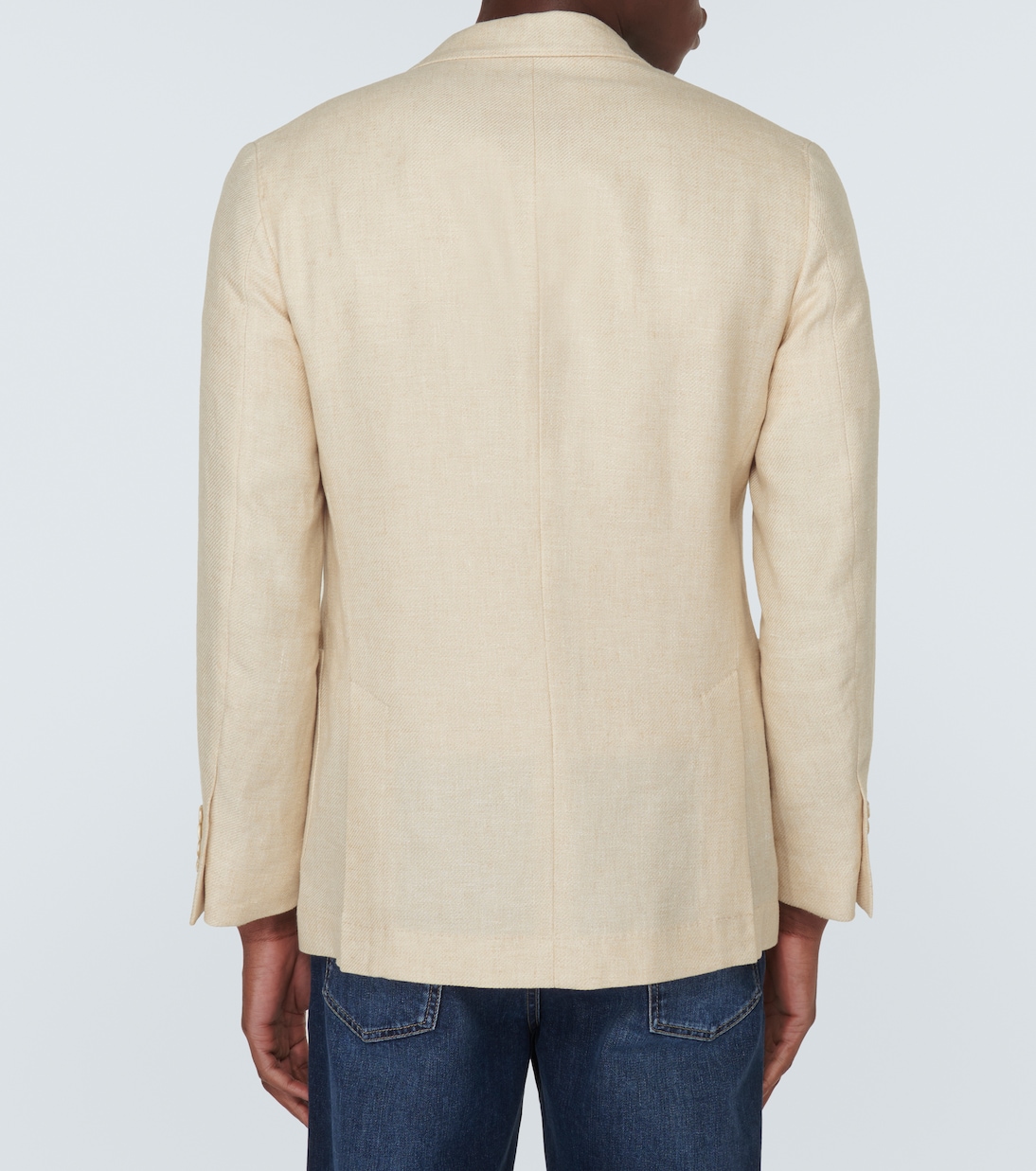 Linen, wool, and silk jacket | Brunello Cucinelli