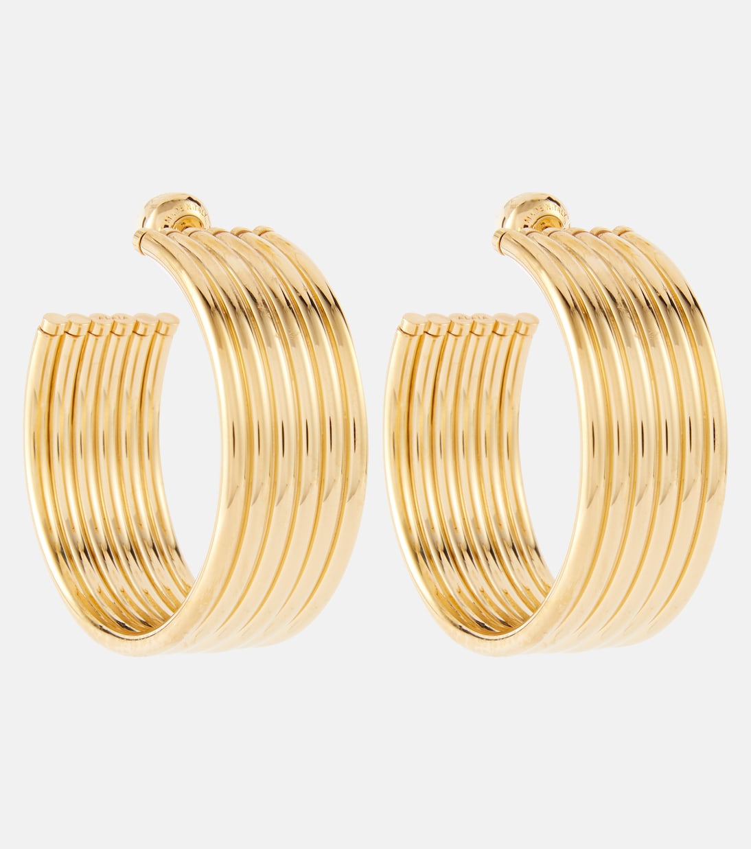 Orecchini ALAÏA con anello moderno per stile giovane e trendy