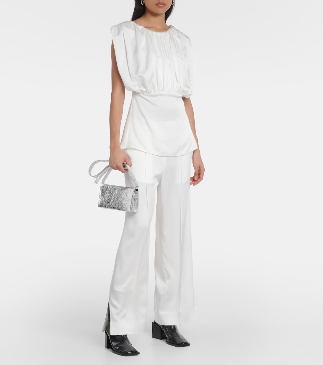Pantaloni in raso | Jil Sander