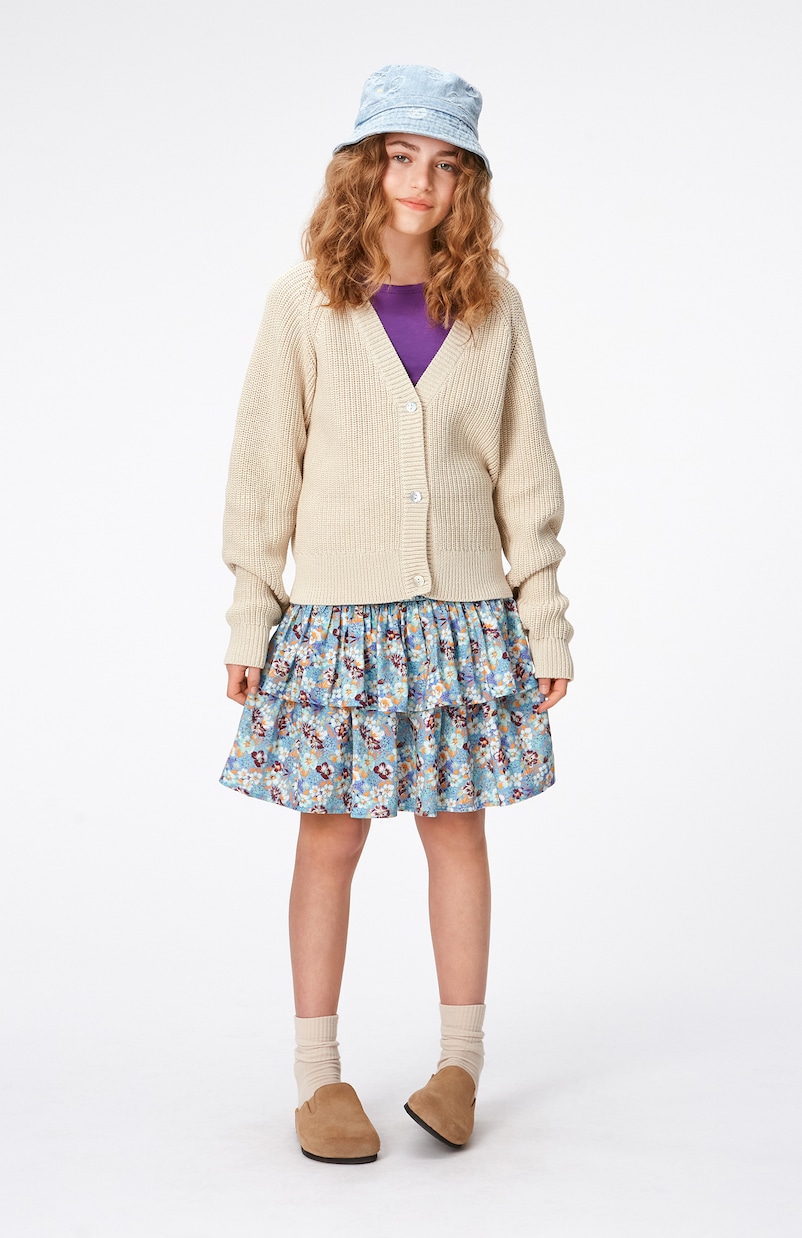 Falda Bonita de mezcla de algodón floral | Molo
