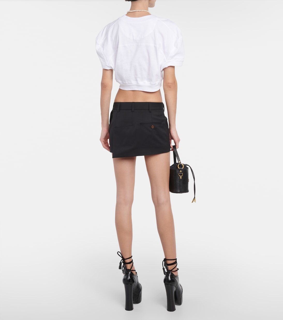 Minifalda de lana de tiro bajo | Vivienne Westwood