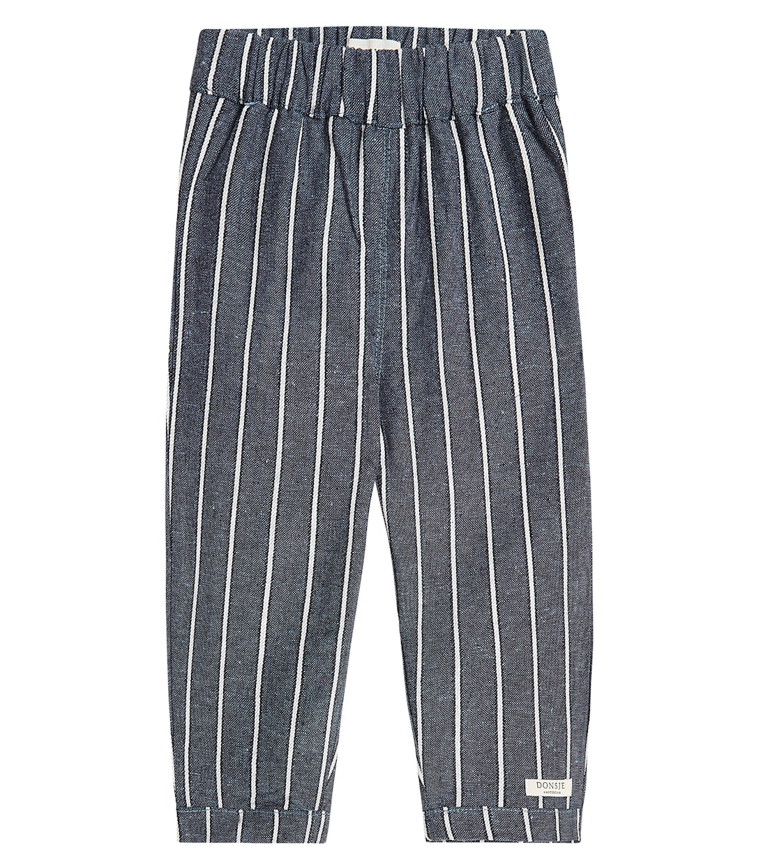 Baby - Pantaloni Mink in cotone e lino | Donsje