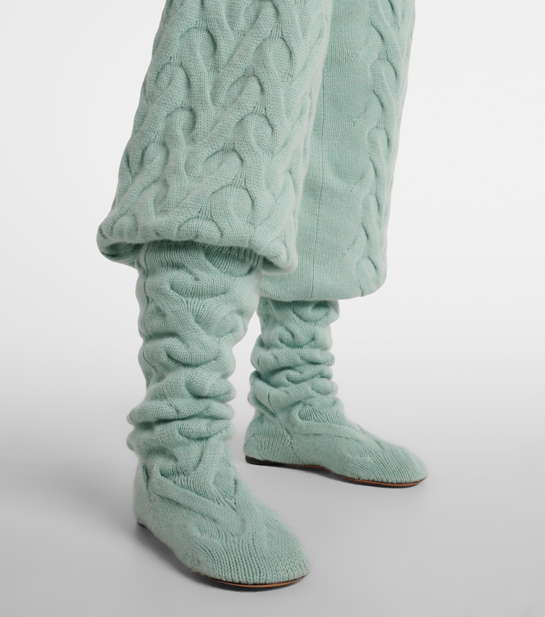 Botas calcetín trenzadas Cocooning de cachemir | Loro Piana