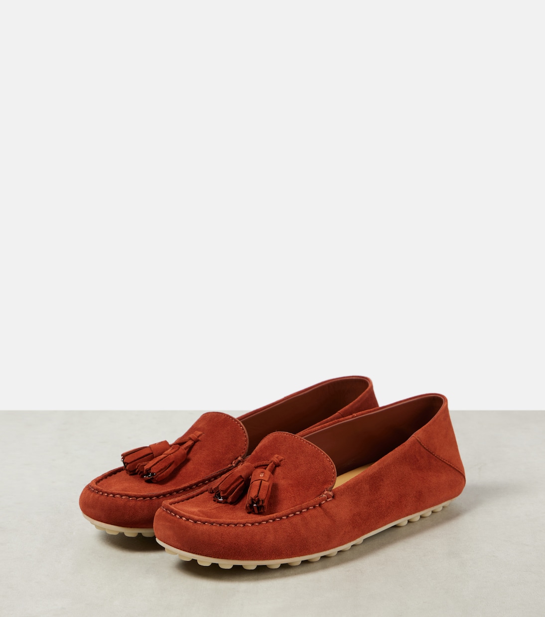 Mocassins Dot Sole Walk en daim | Loro Piana
