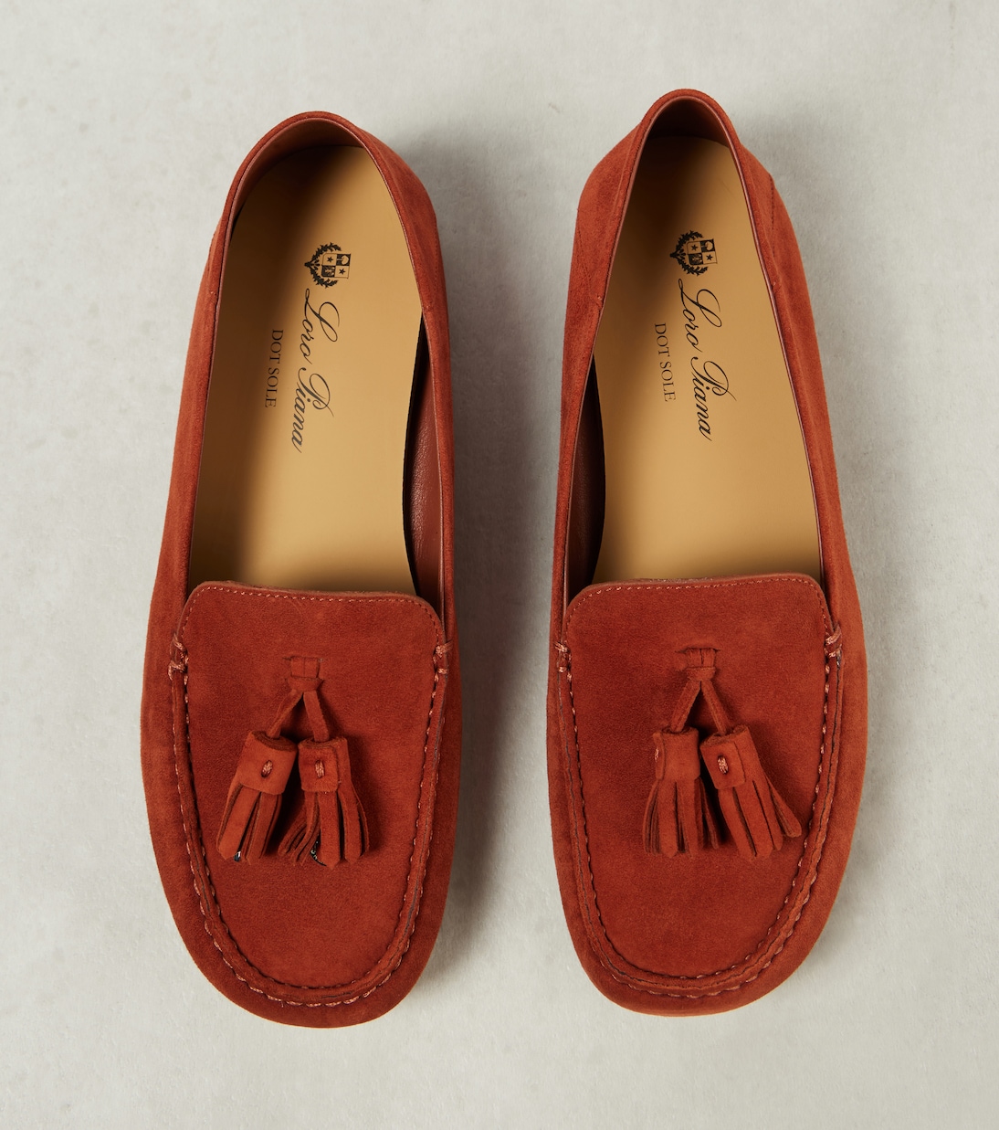 Mocassins Dot Sole Walk en daim | Loro Piana