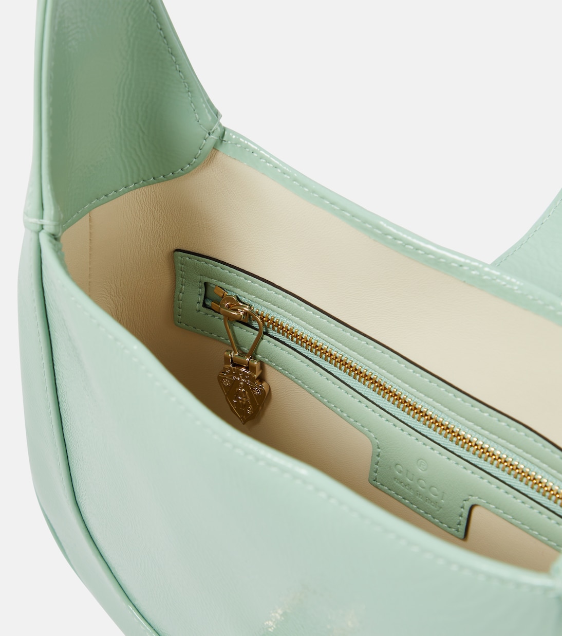 Schultertasche Gucci Jackie Small aus Lackleder | Gucci