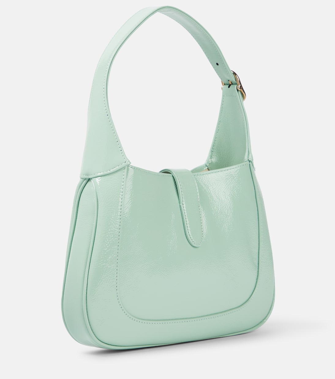 Schultertasche Gucci Jackie Small aus Lackleder | Gucci