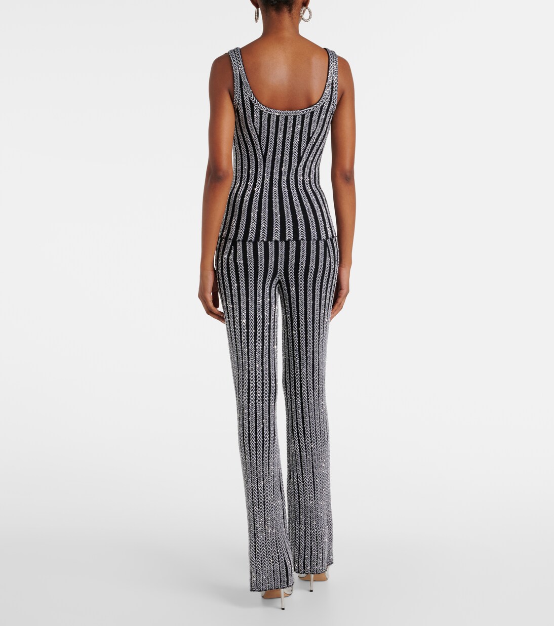Camiseta de Tirantes Missoni con Diseño en Zigzag y Lentejuelas para Jóvenes