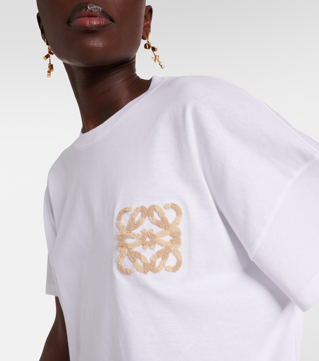 Camiseta Paula's Ibiza de algodón con anagrama | Loewe