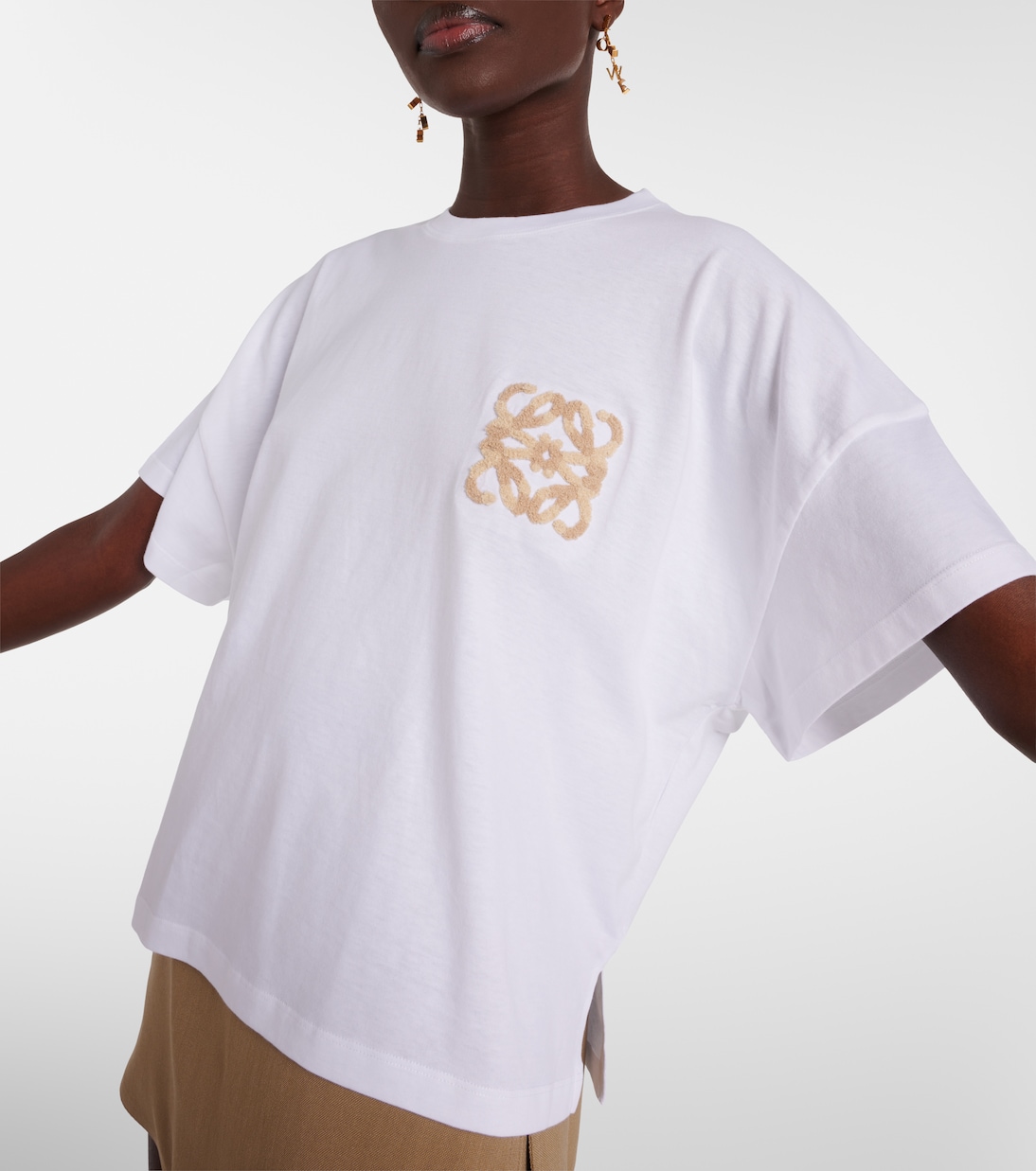 Camiseta Paula's Ibiza de algodón con anagrama | Loewe