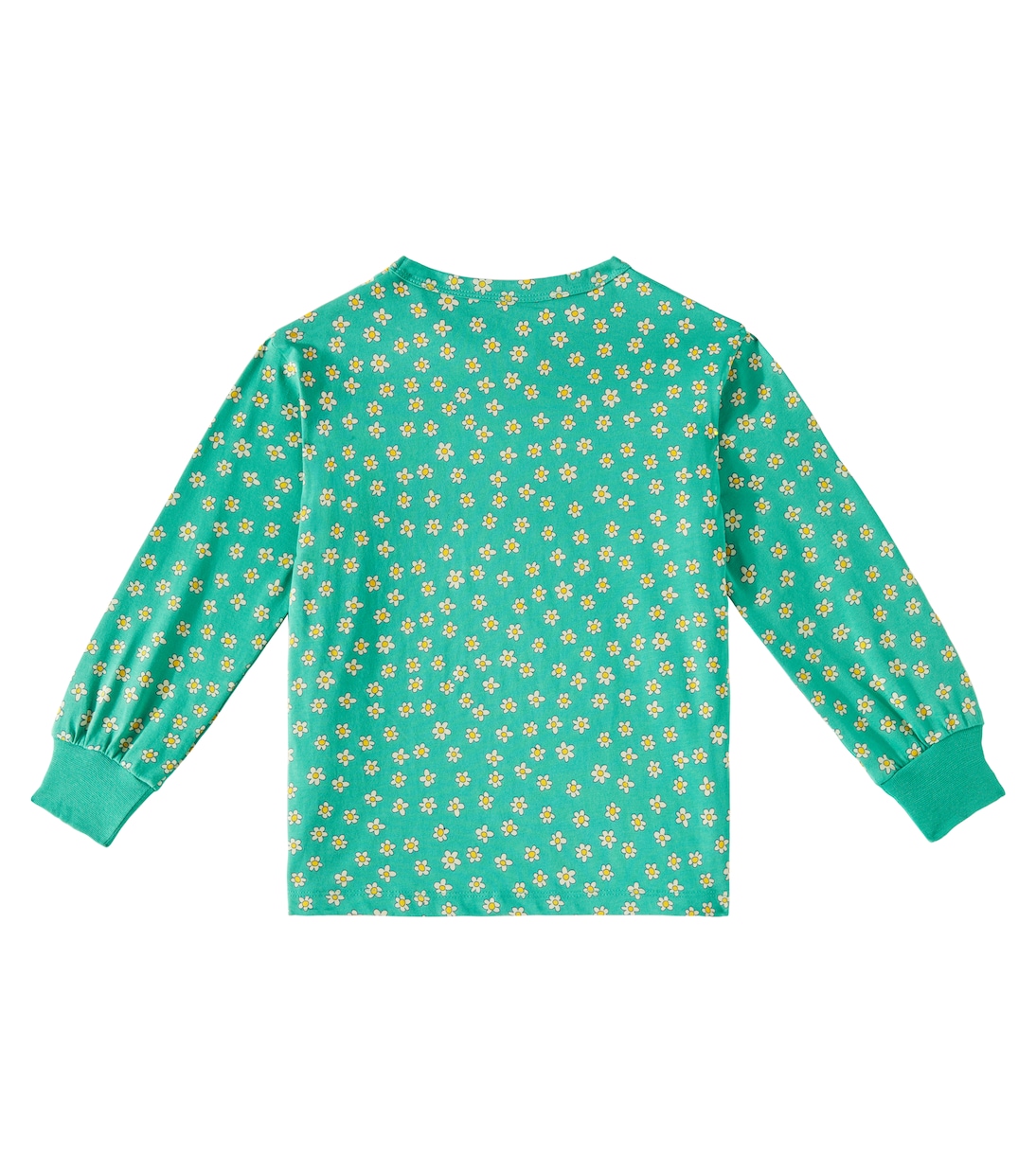 Bedrucktes Top Daisies aus Baumwolle | Tinycottons