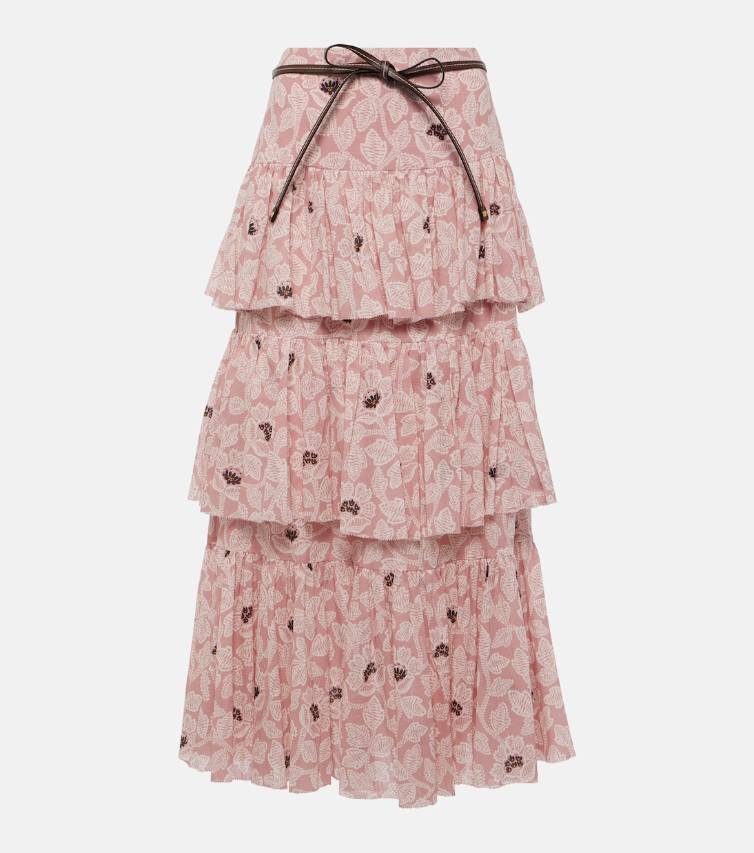 Falda midi Ottie floral | Zimmermann