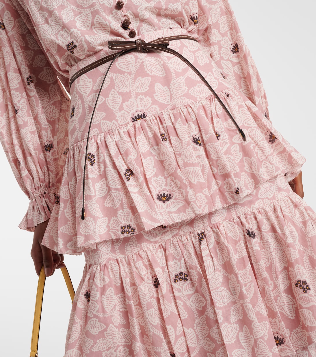 Falda midi Ottie floral | Zimmermann