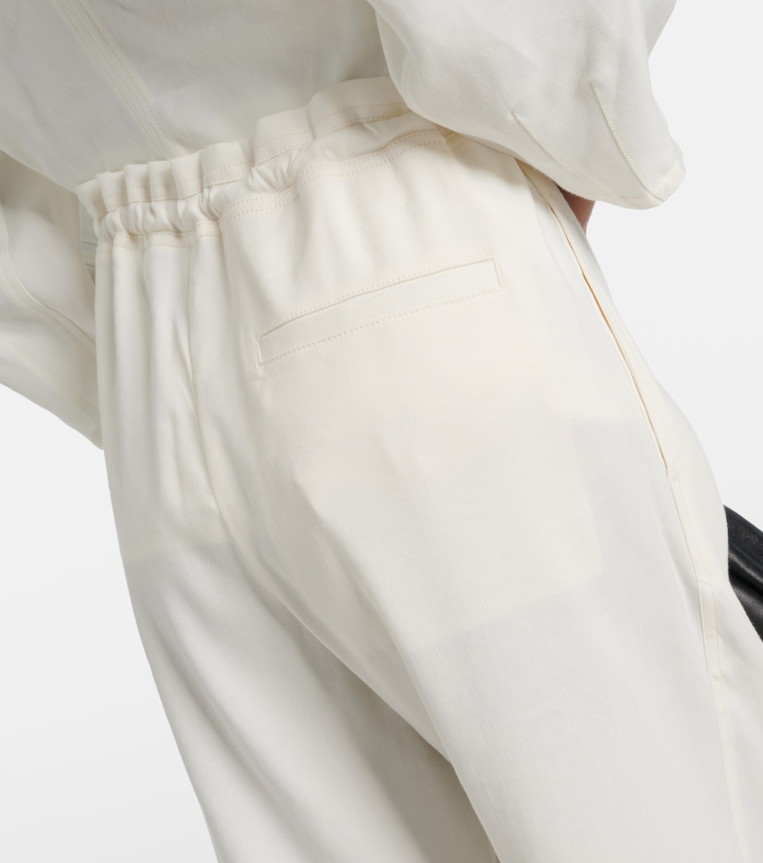 Pantaloni a gamba larga in misto lino | Proenza Schouler
