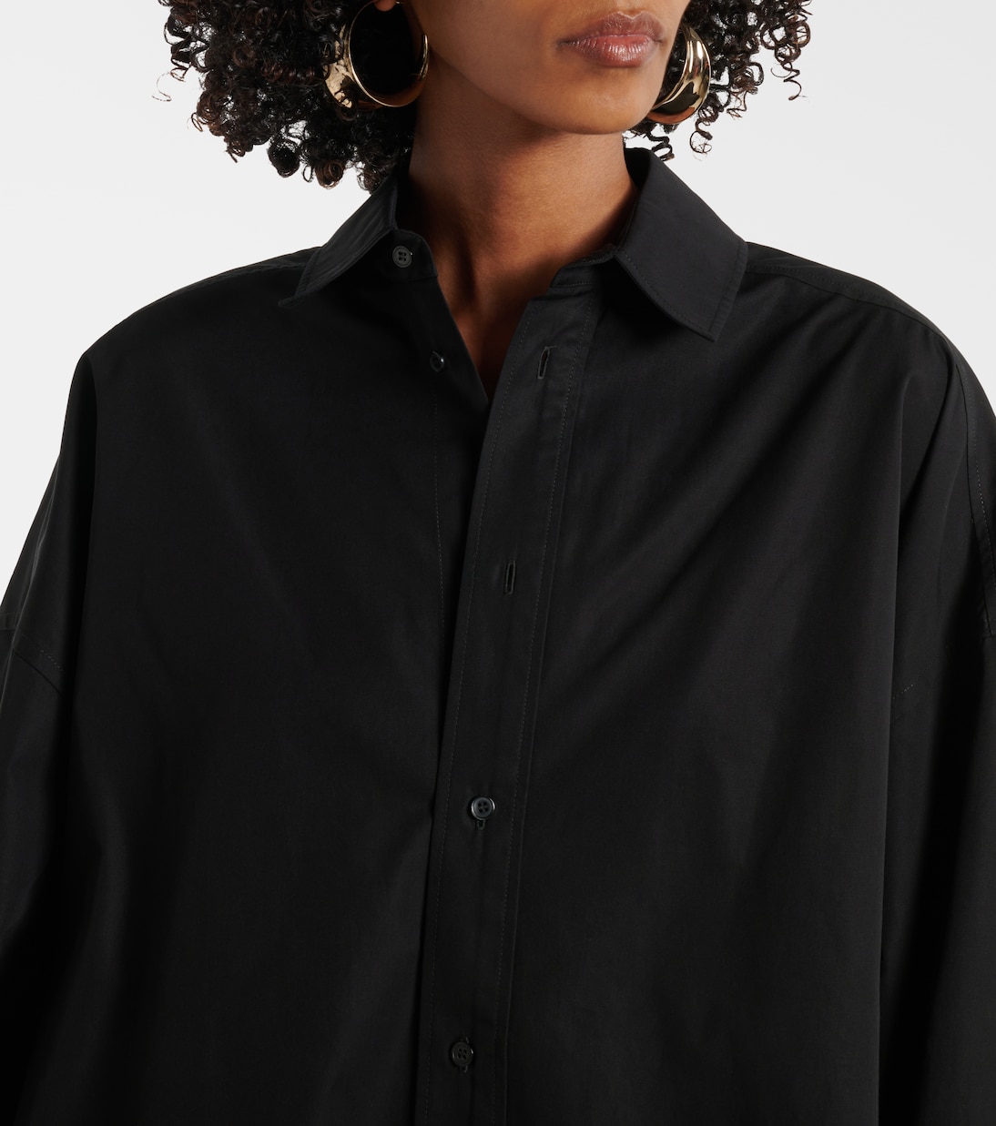 Abito chemisier oversize in cotone | Wardrobe.NYC