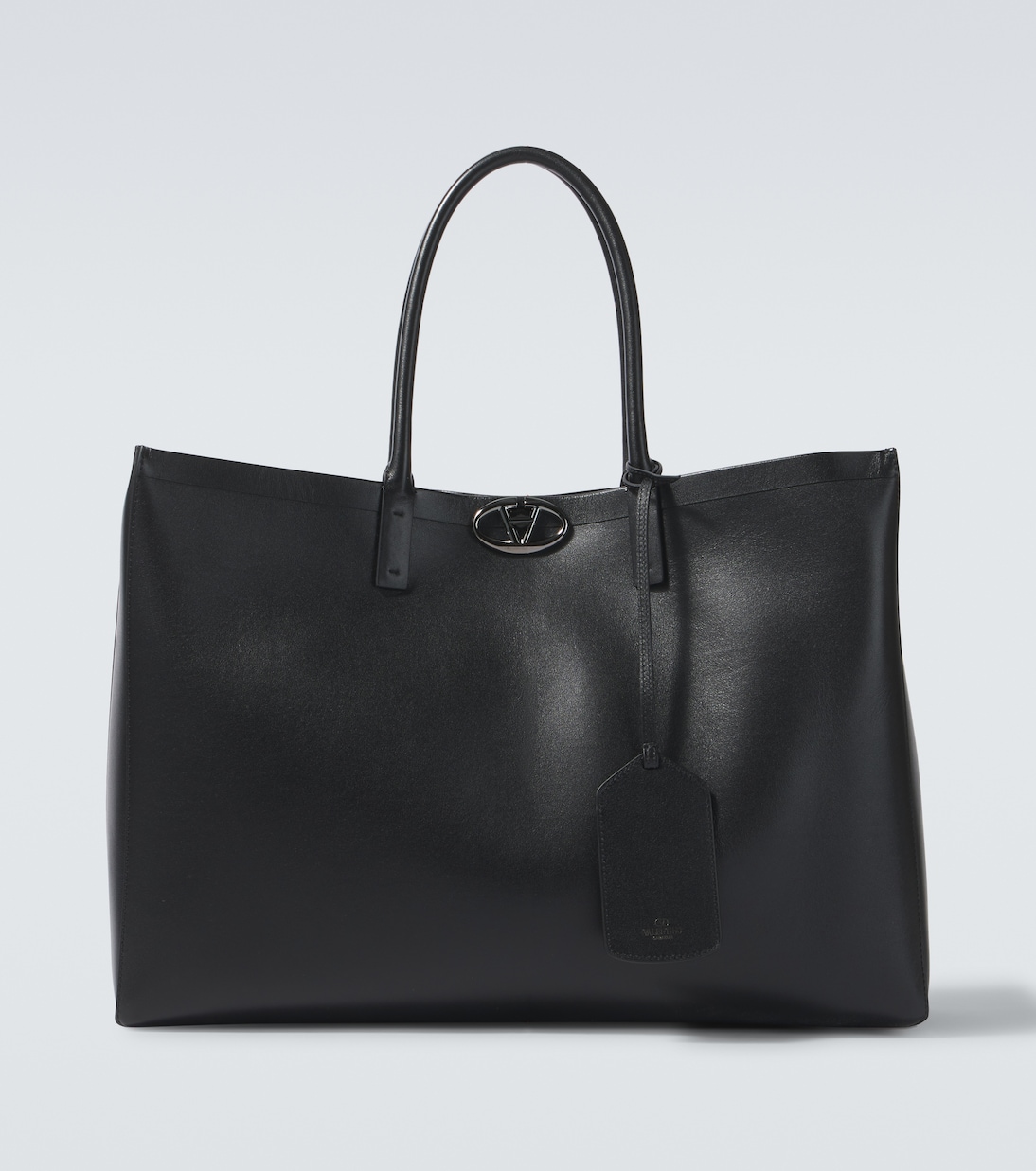 East/West leather tote bag | Valentino Garavani