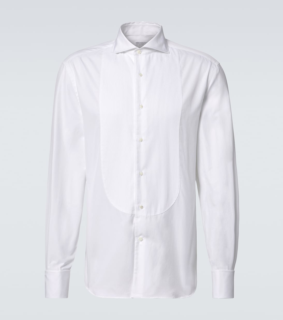 Camicia da smoking in popeline di cotone | Brunello Cucinelli