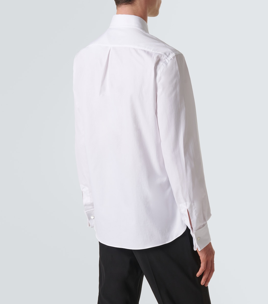 Camicia da smoking in popeline di cotone | Brunello Cucinelli