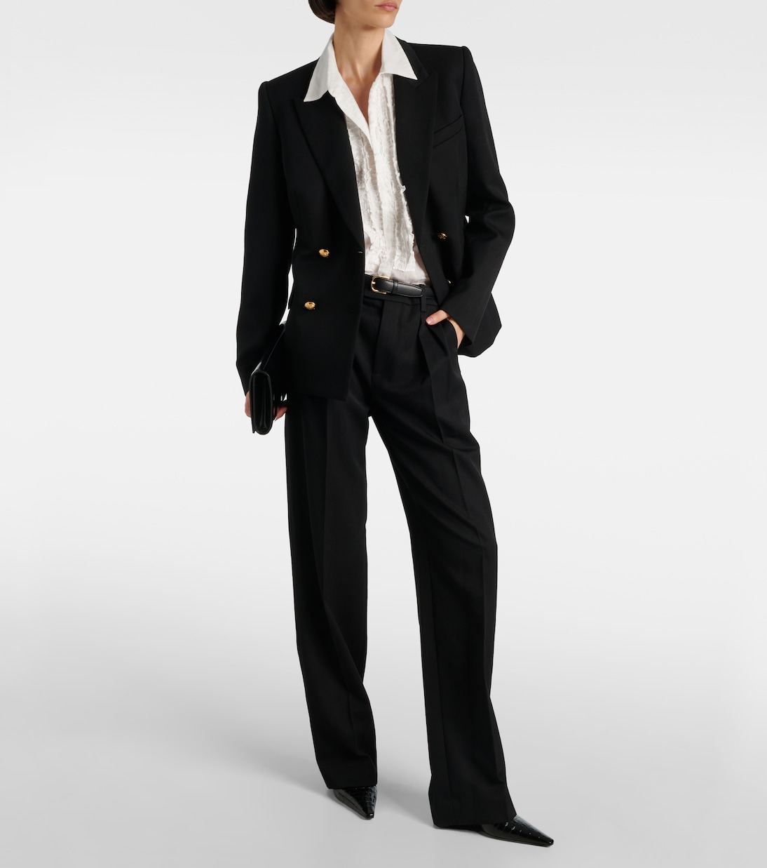 Camicia Nathael Ruffle in cotone | Nili Lotan