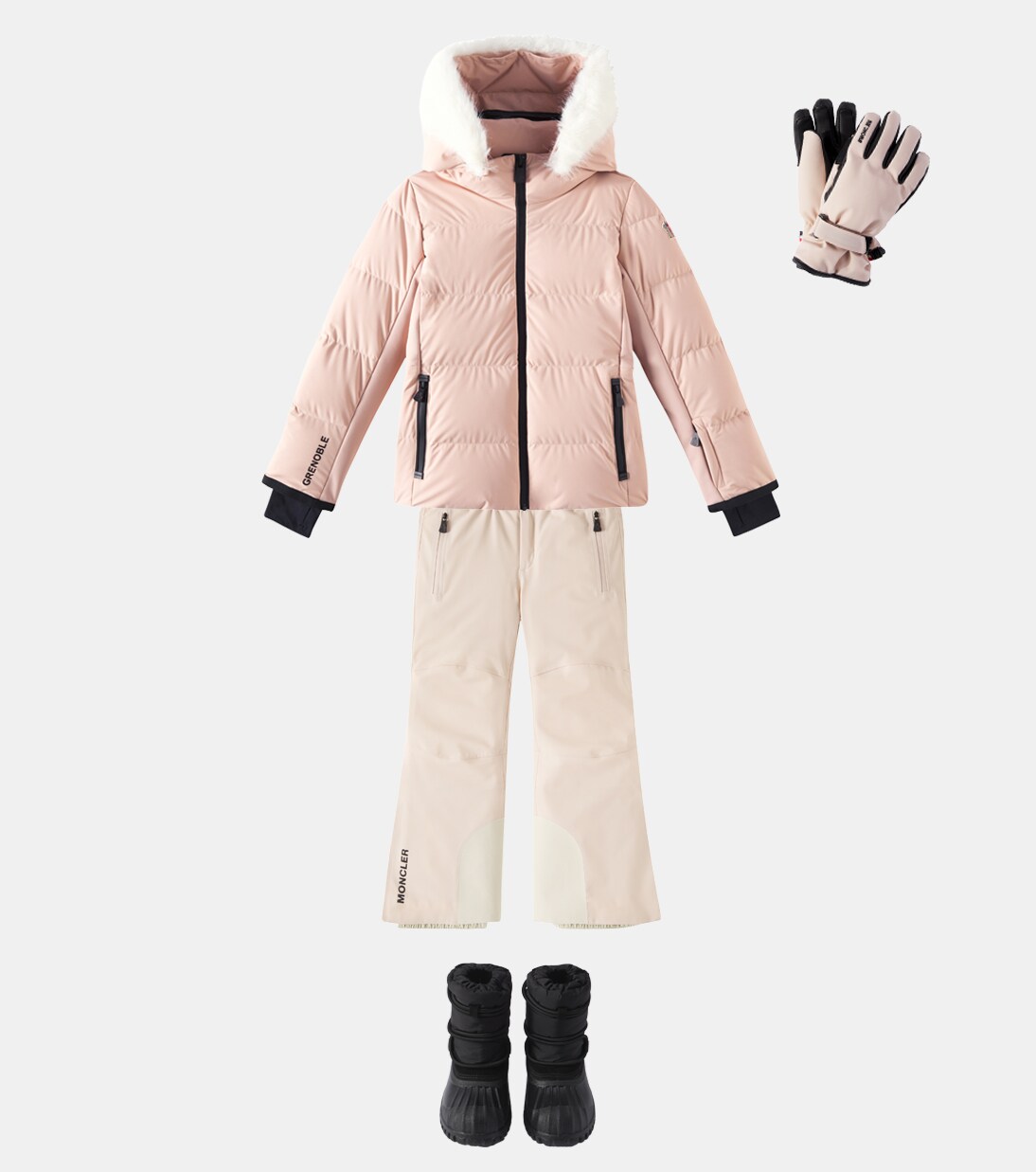 Salopette da sci in popeline | Moncler Grenoble Enfant