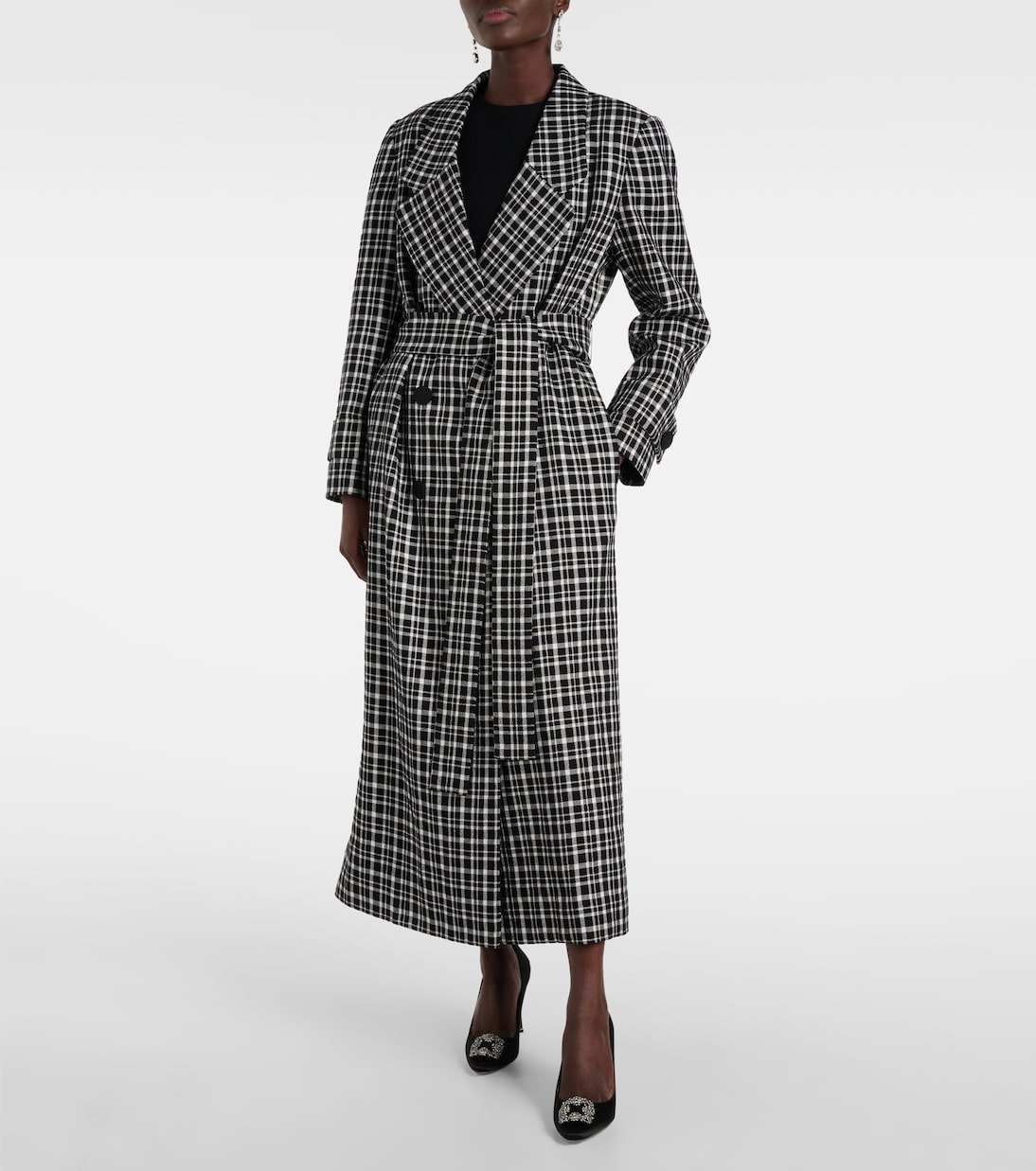 Cappotto a quadri | Carolina Herrera
