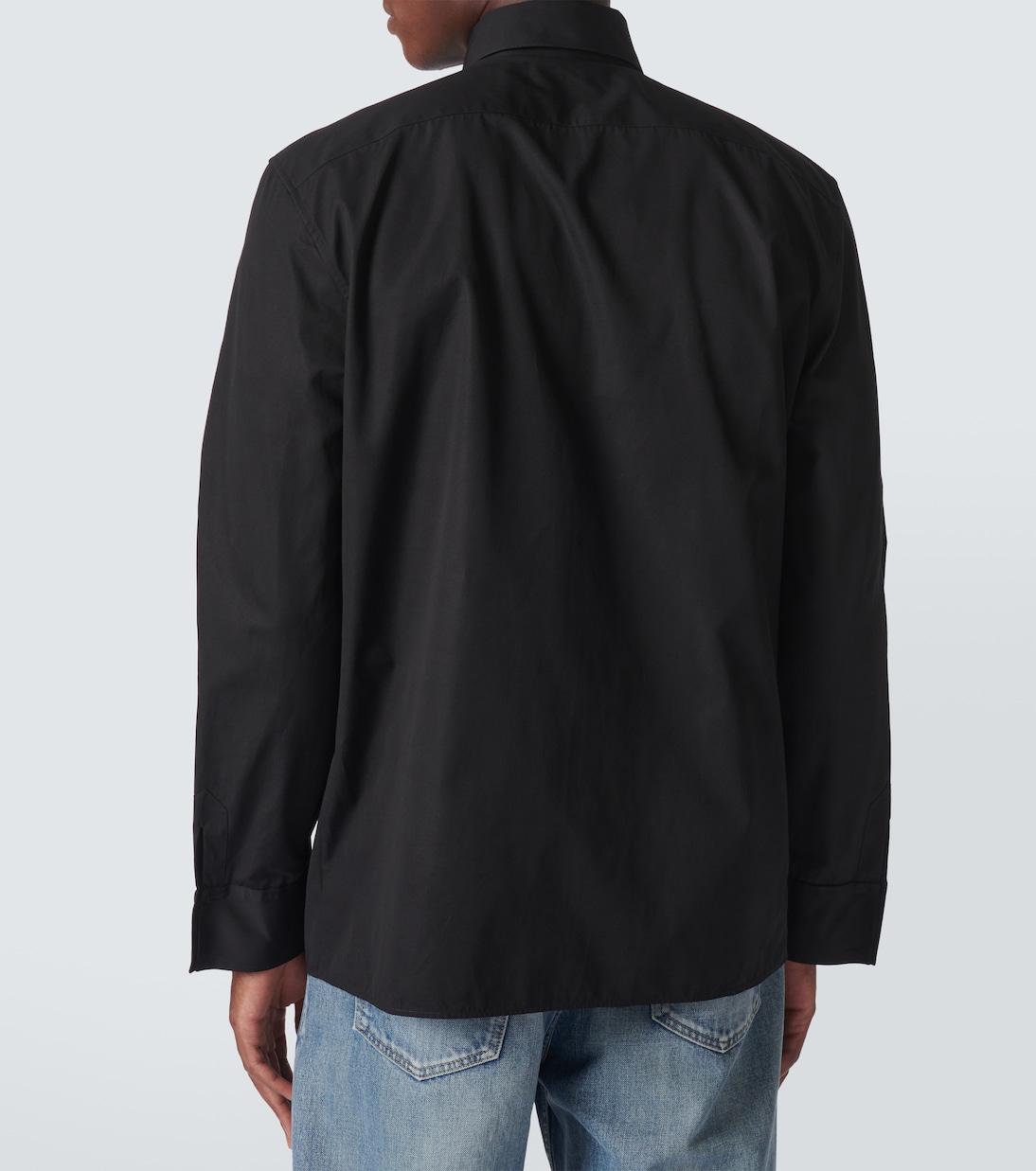 Camicia Cassandre in popeline di cotone | Saint Laurent